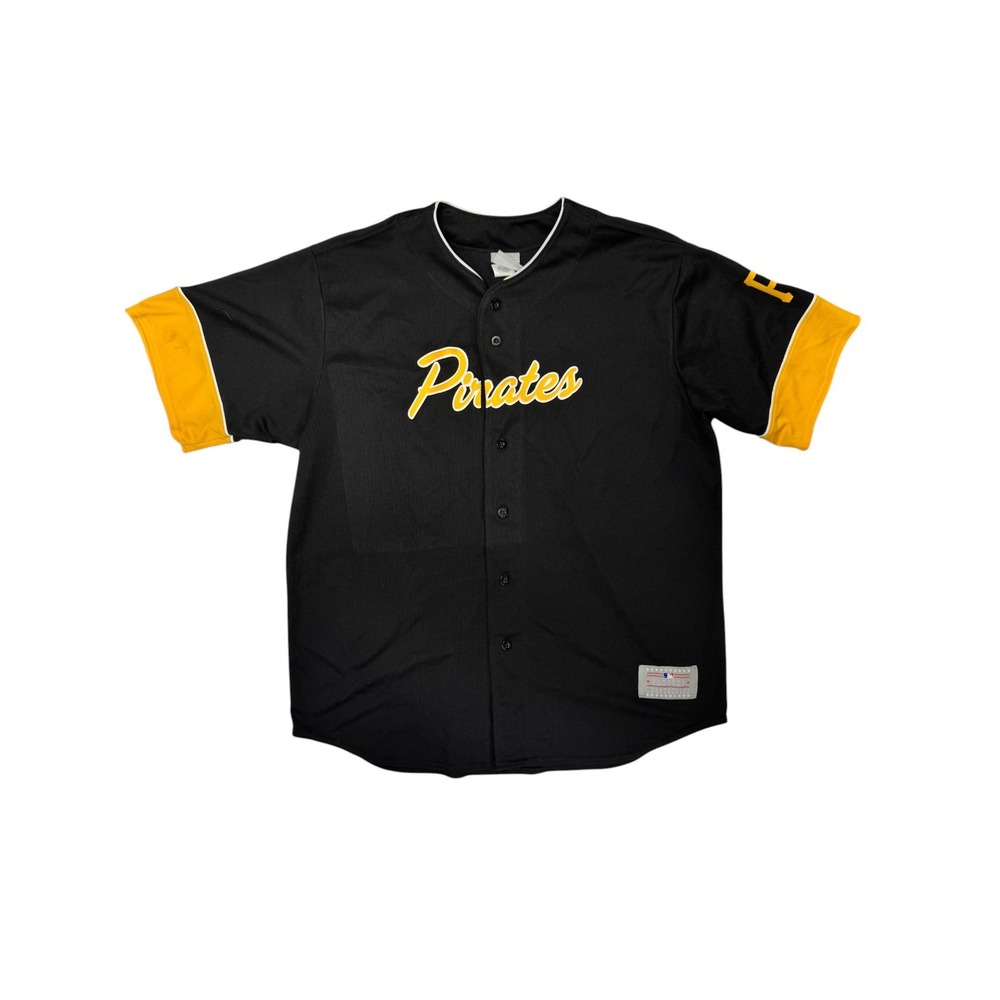 Majestic Andrew McCutchen Pittsburgh Pirates MLB Baseball Jersey Men's XL Black